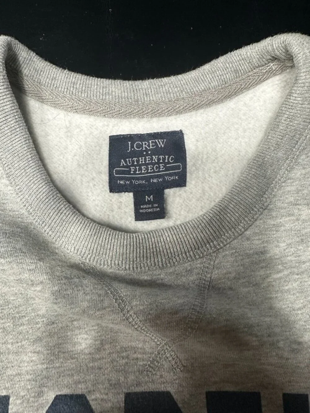J.Crew Authentic Fleece Crew-Neck Sweatshirt